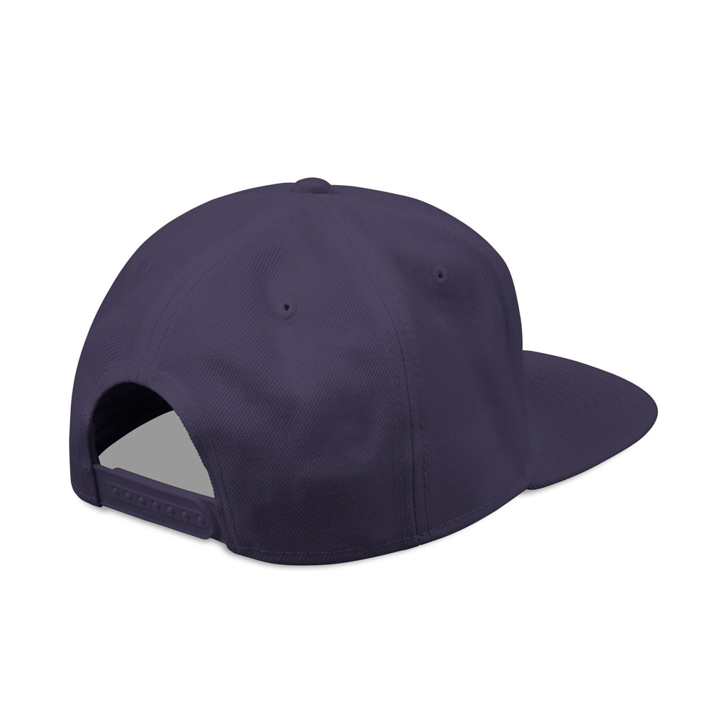 Embroidered Shield Snapback Hat — Vintage Crest Patch Cap