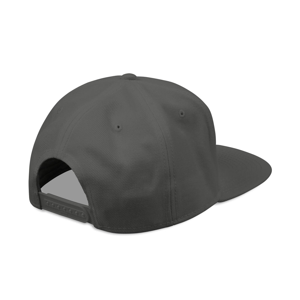 Embroidered Shield Snapback Hat — Vintage Crest Patch Cap