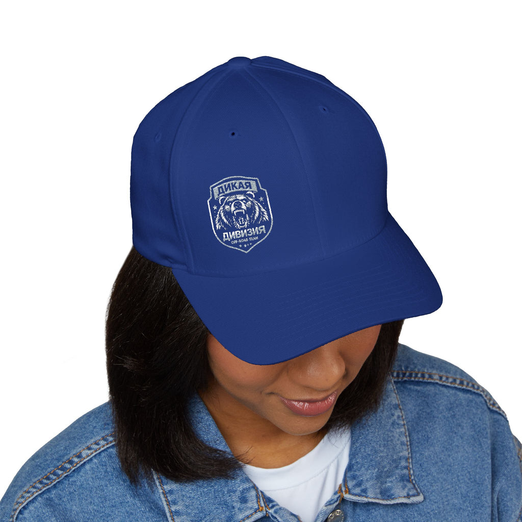 Embroidered Bear Patch Cap — Vintage Outdoor Camping Trucker Hat