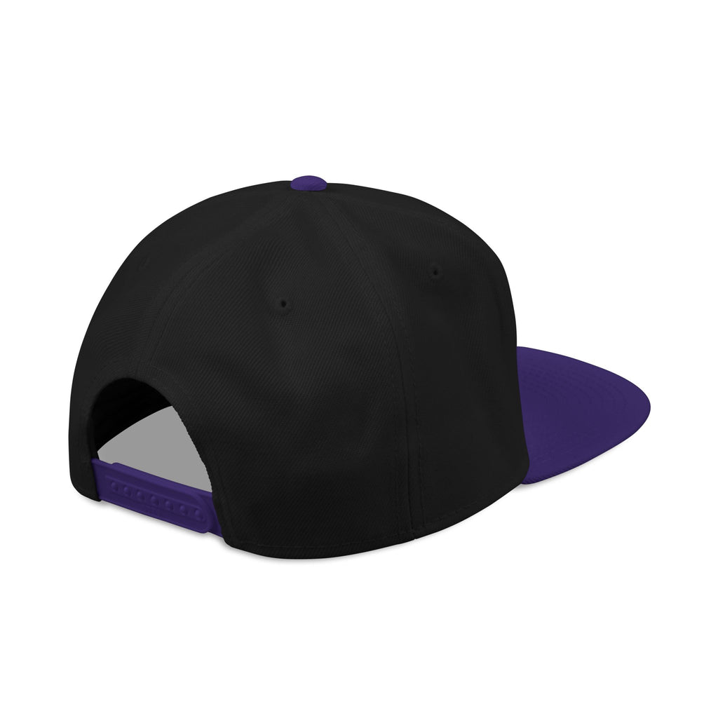 Embroidered Bear Crest Snapback Hat