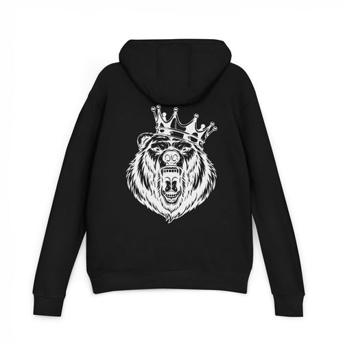 Bear King Hoodie – Wild Division Crowned Bear Graphic Pullover