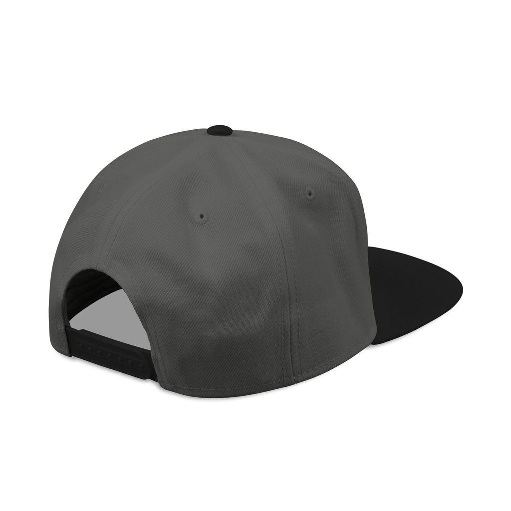 Embroidered Shield Snapback Hat — Vintage Crest Patch Cap