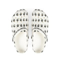 EVA Foam Clogs — Patterned Black Cat Face All-Over Print