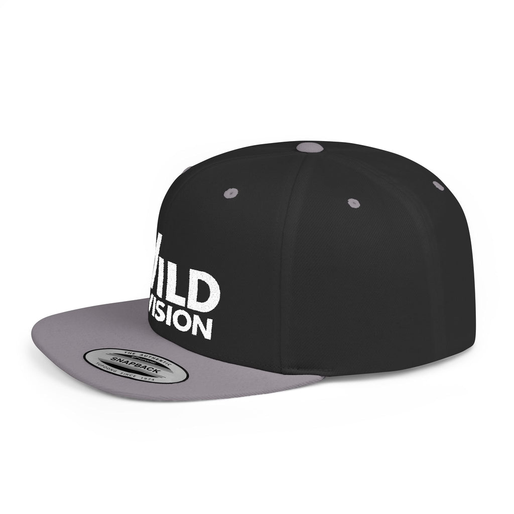 Camo Flat Bill Snapback - "WILD DIVISION" Embroidered Trucker Hat