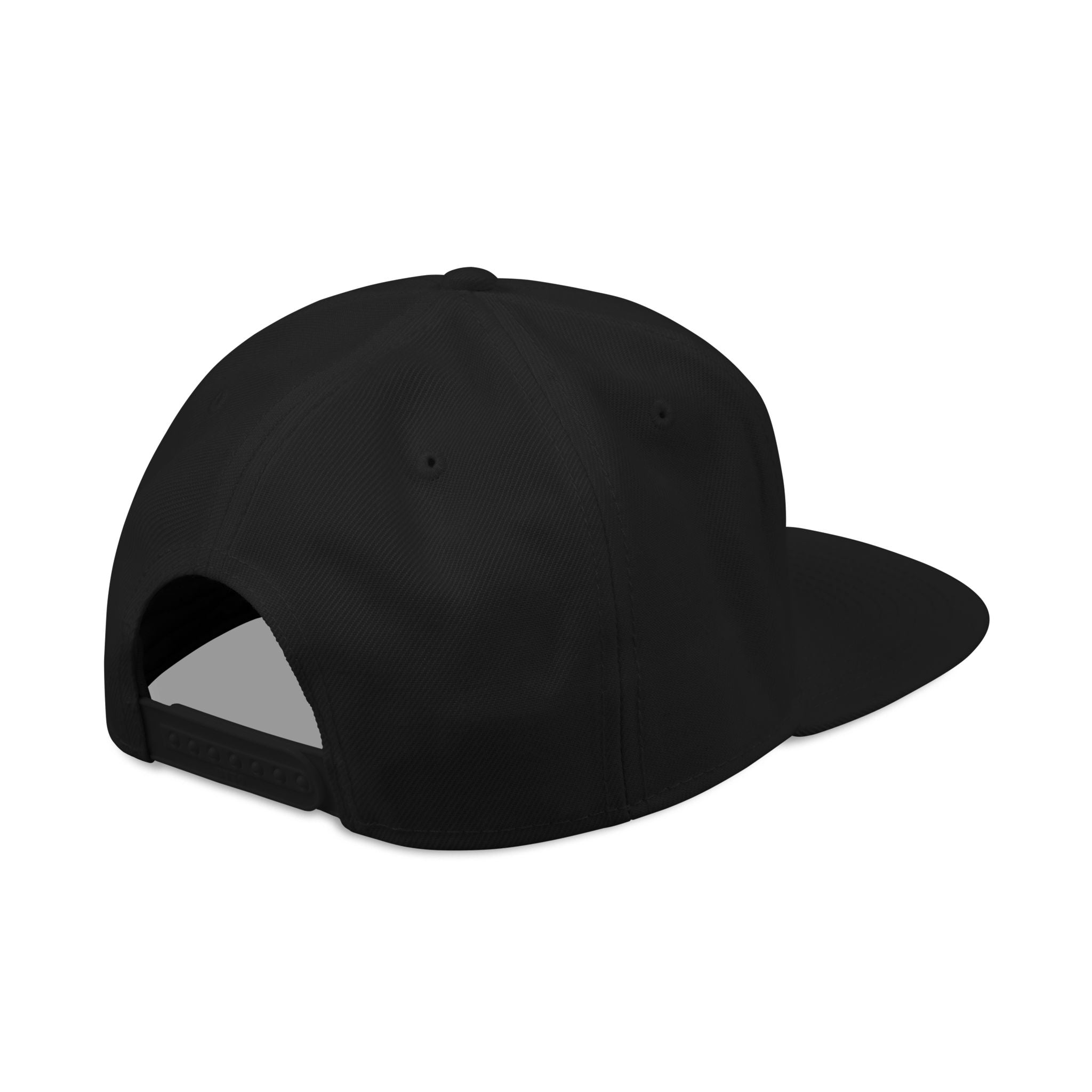 Embroidered Bear Crest Snapback Hat