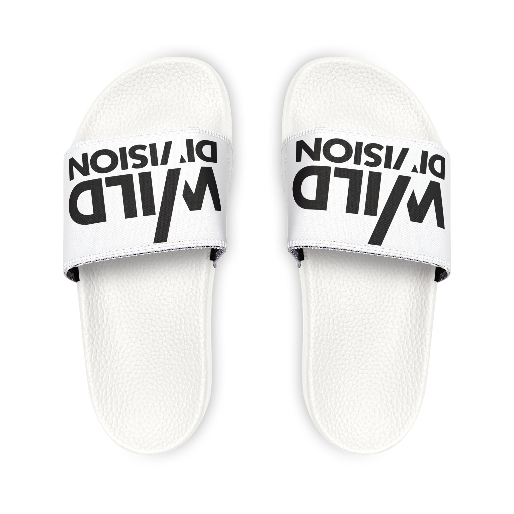 Wild Division Men's Slide Sandals — Removable Strap Casual Pool & Street Slides