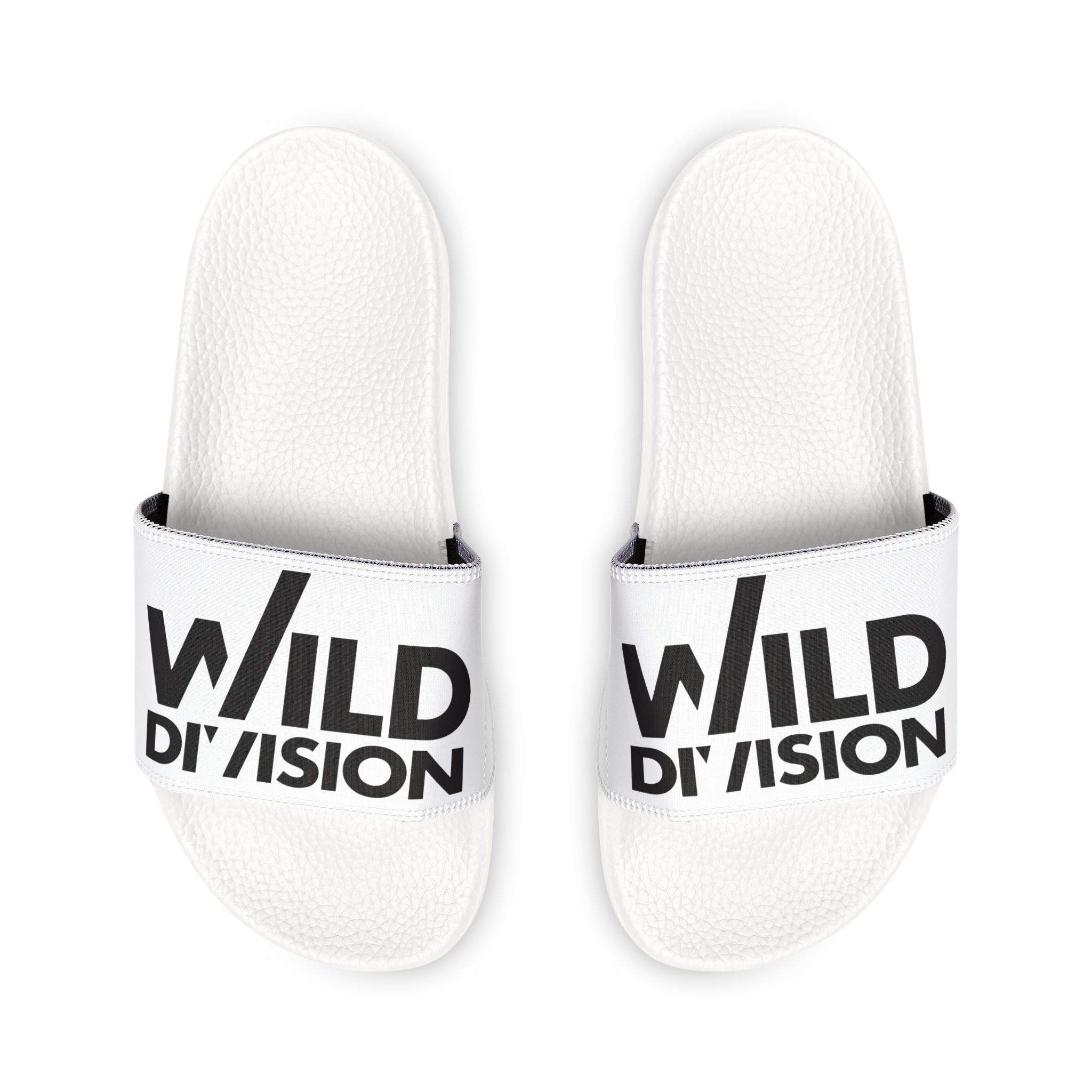 Wild Division Men's Slide Sandals — Removable Strap Casual Pool & Street Slides