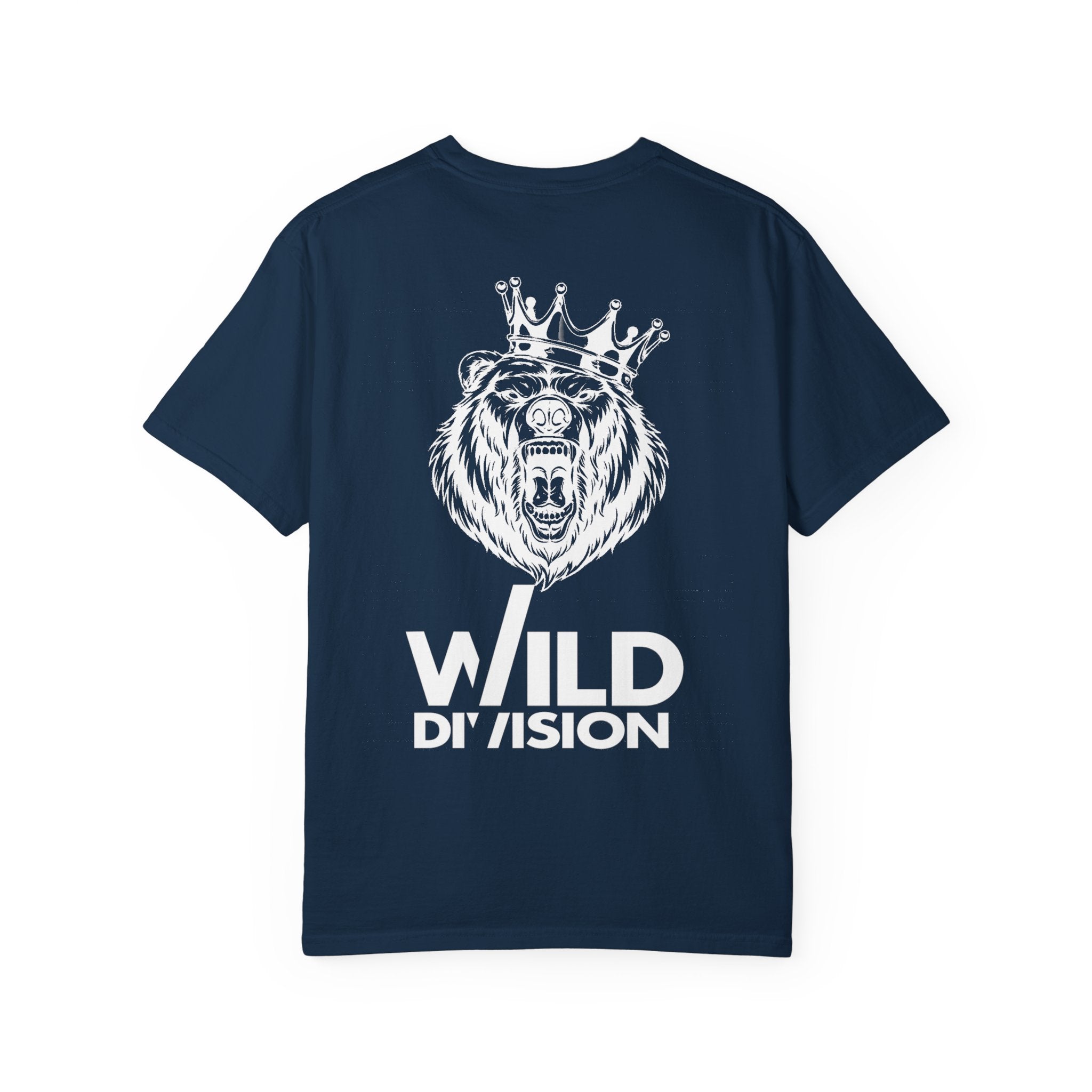 Wild Division Bear T-Shirt — Graphic Crowned Bear Logo