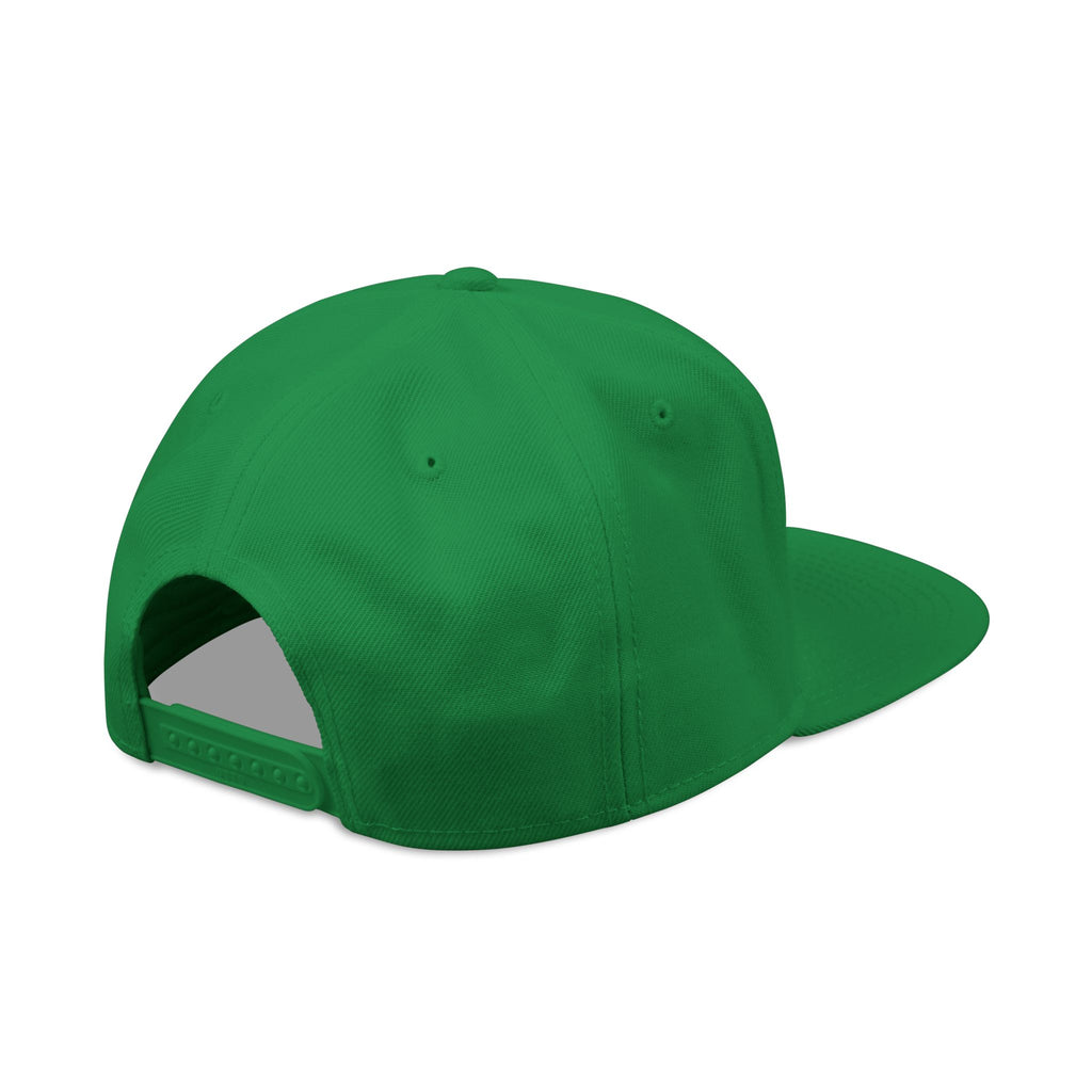 Embroidered Bear Crest Snapback Hat