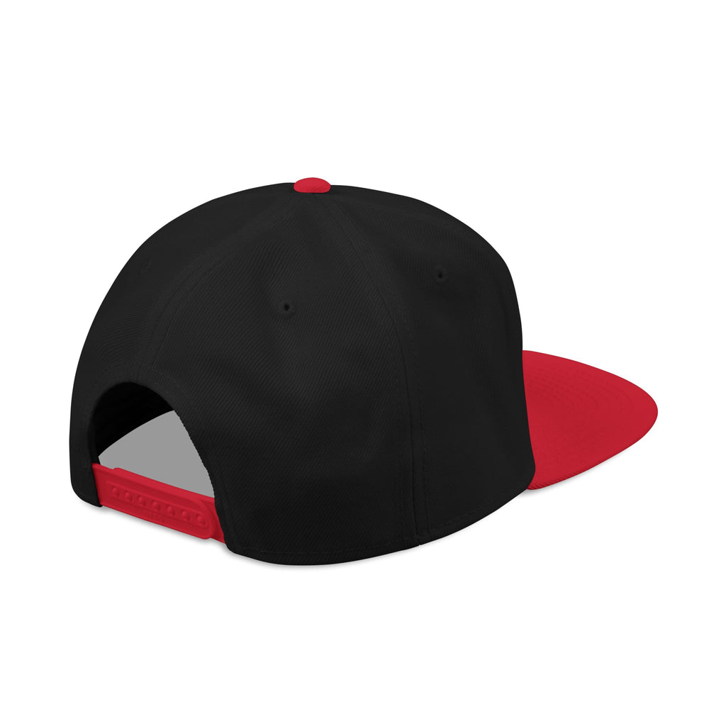 Embroidered Bear Crest Snapback Hat
