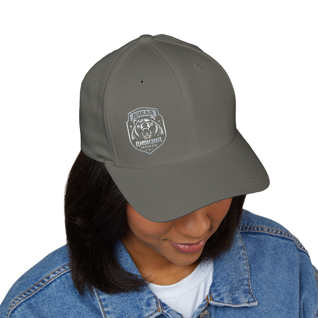 Embroidered Bear Patch Cap — Vintage Outdoor Camping Trucker Hat