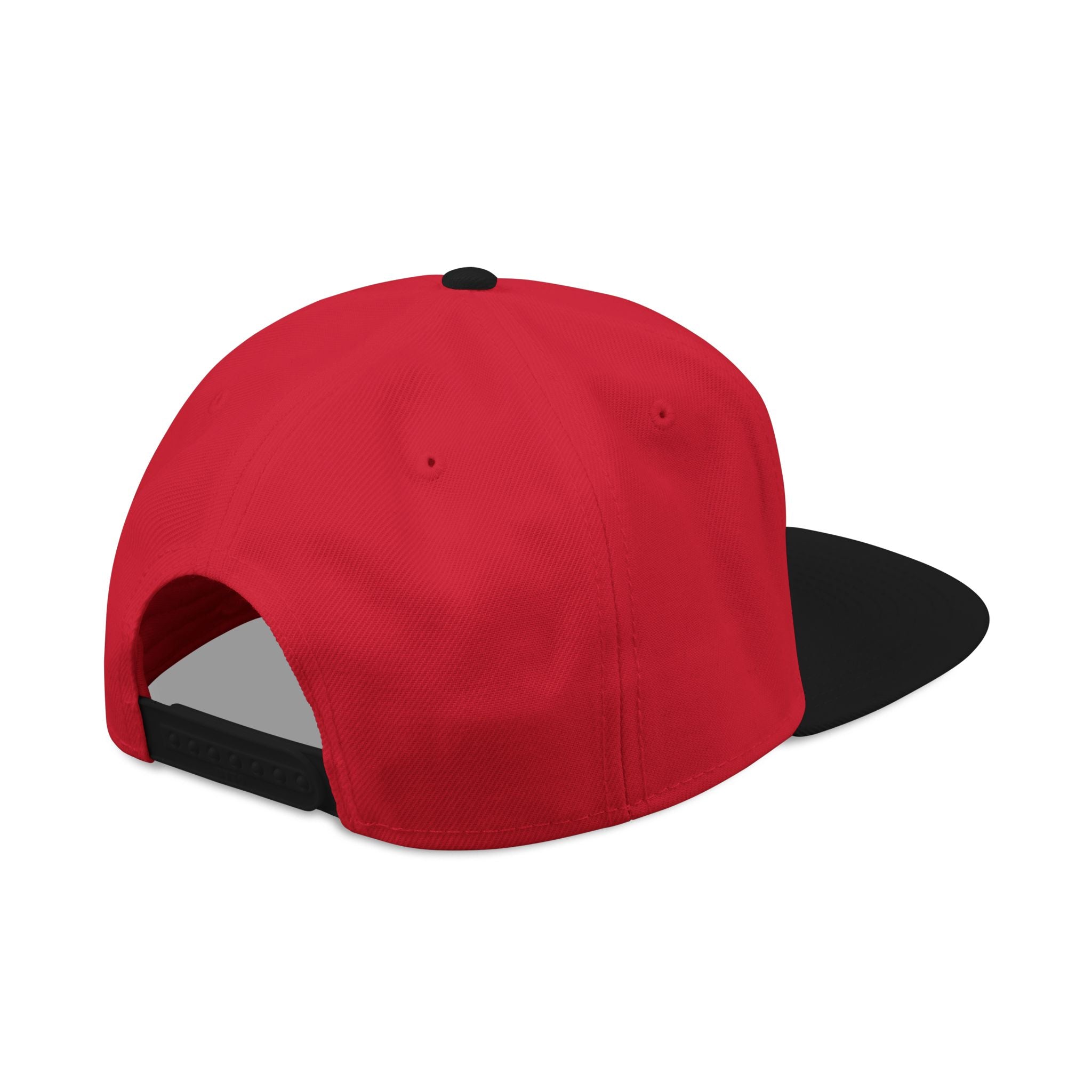 Embroidered Bear Crest Snapback Hat