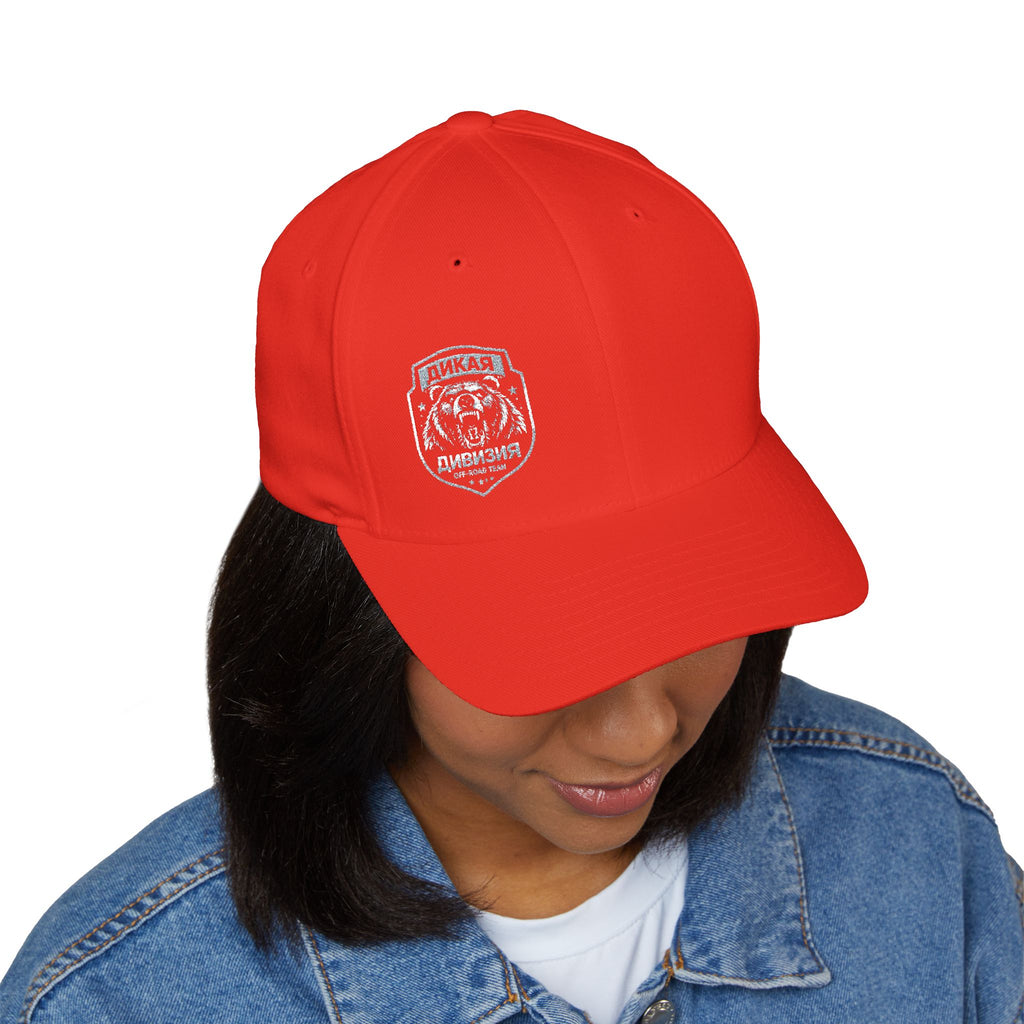Embroidered Bear Patch Cap — Vintage Outdoor Camping Trucker Hat