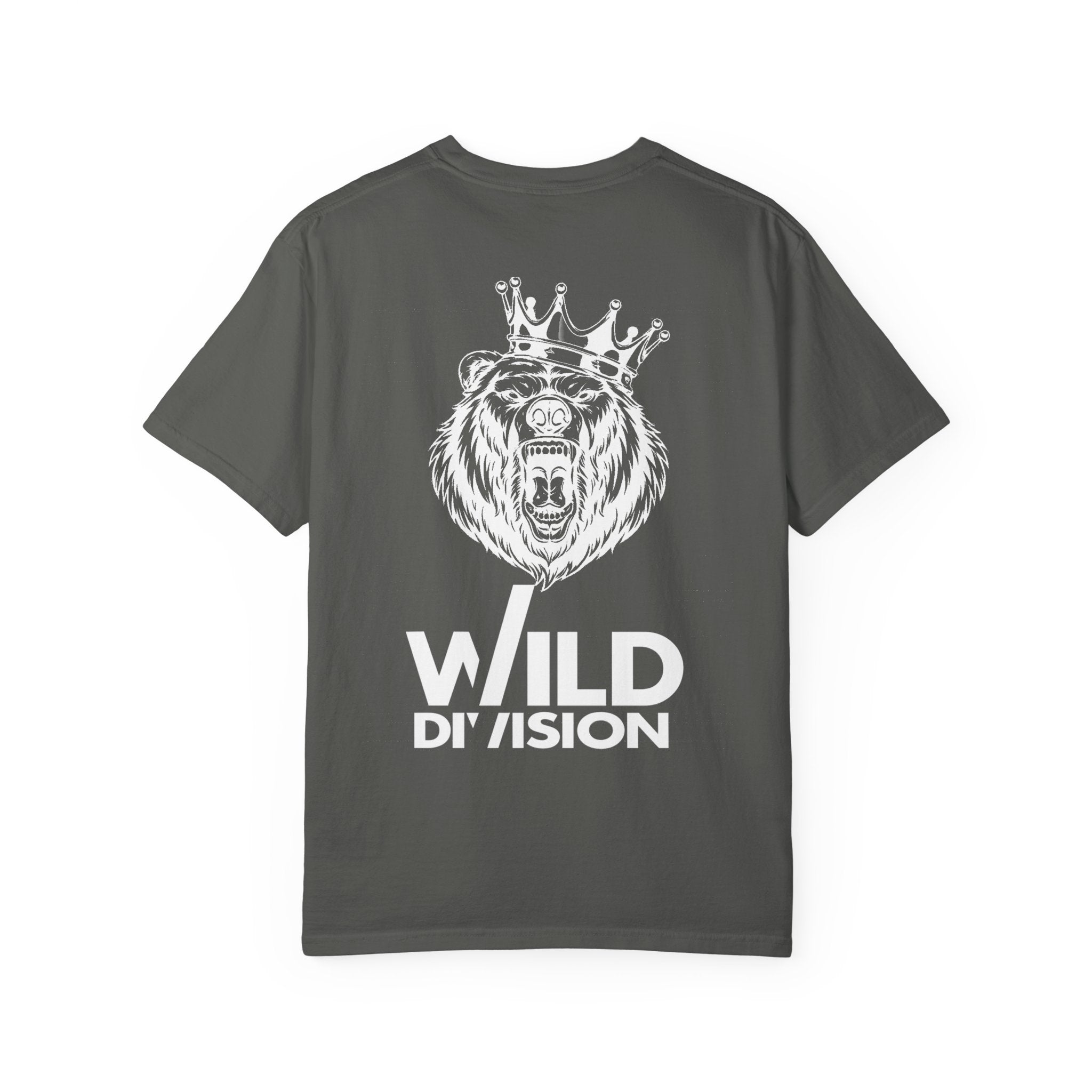 Wild Division Bear T-Shirt — Graphic Crowned Bear Logo